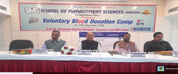 Blood Donation Camp @ SMS Varanasi Blood Donation Camp @ SMS Varanasi