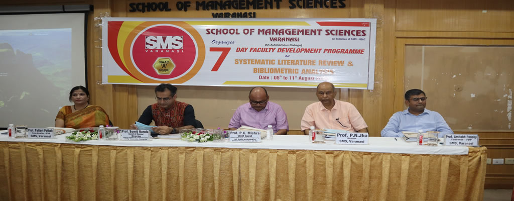 A seven-day Faculty Development Program 2023 @ SMS Varanasi A seven-day Faculty Development Program 2023 @ SMS Varanasi